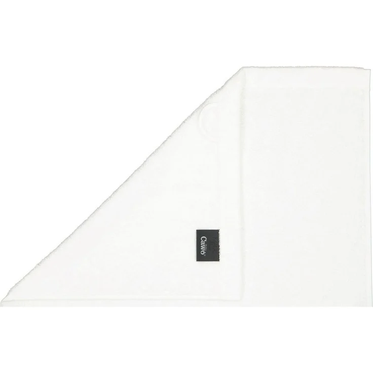 CAWÖ Handtuch - Lifestyle, Walkfrottier, Baumwolle, einfarbig Weiß 50x100cm – Bild 4