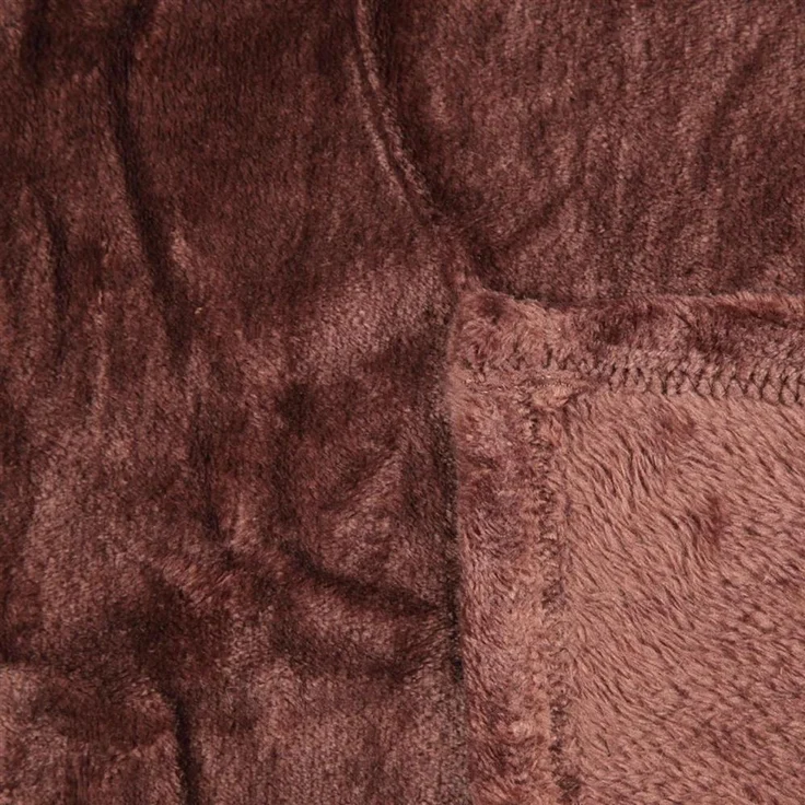 Kuscheldecke "Celina" Braun 130x170 cm – Bild 3