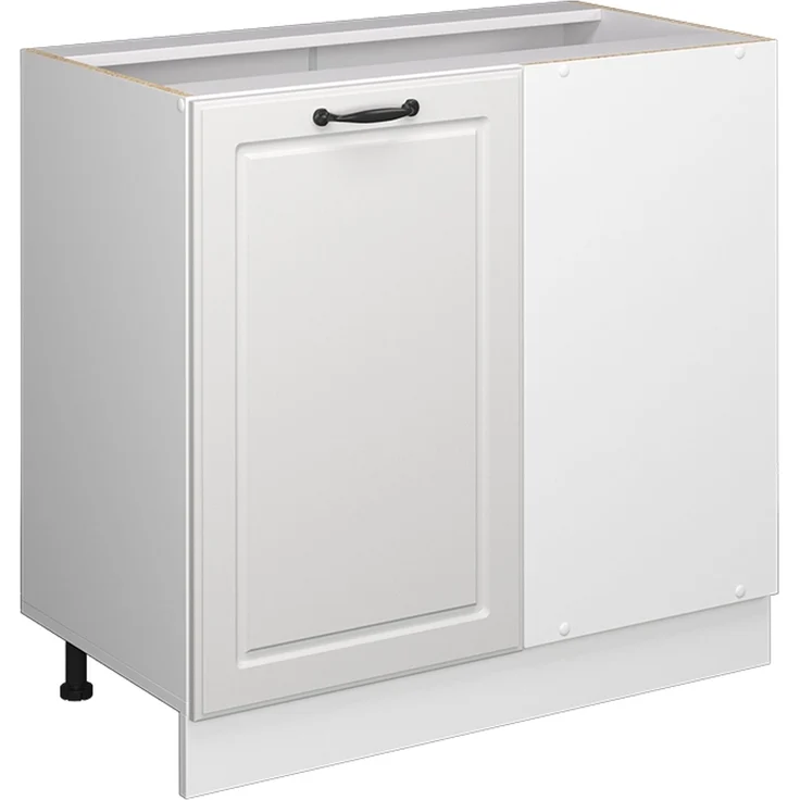 Küchenfront R-Line Weiß Landhaus 46 x 71.6 cm Möbelfront für den Eckunterschrank Vicco – Bild 5