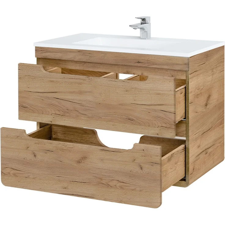 Badezimmermöbel Set LUTON-56-CRAFT in Wotan Eiche Nb, B/H/T ca. 180/200/46 cm – Bild 3