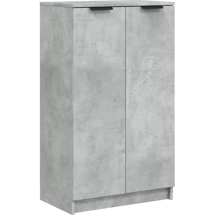 vidaXL Schuhschrank Betongrau 59x35x100,5 cm Holzwerkstoff 811443