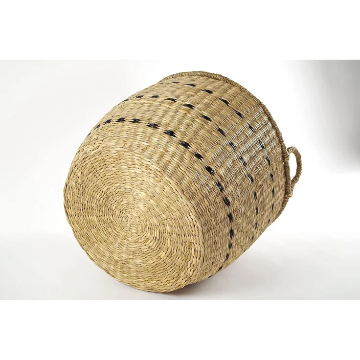 Kobolo Aufbewahrungskorb Dekokorb Set aus Seegras mit Griffen – Bild 5