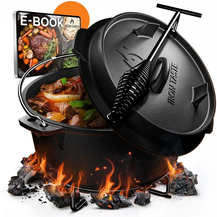 Dutch Oven Iron Taste 12L Deckelheber – Bild 1