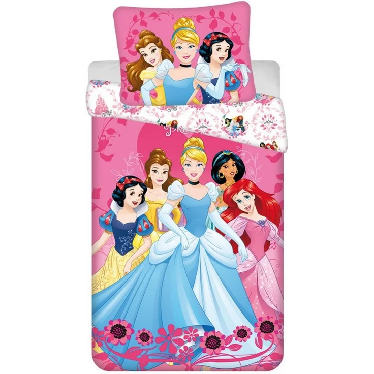 Disney Prinzessinnen Design Kuschelige Bettwäsche Baumwolle, 140x200 cm & 70x90 cm – Bild 1