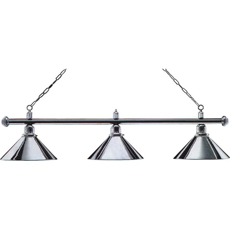 Billardbeleuchtung Modell London chrom