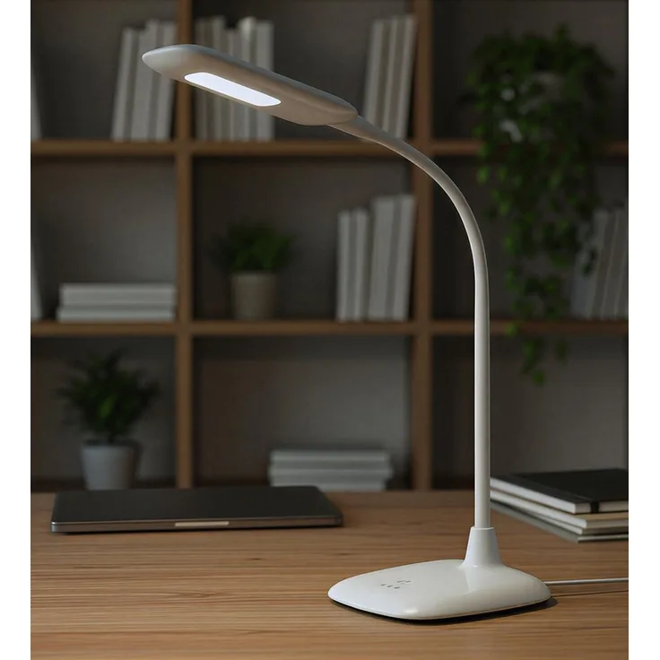 Brilliant Leuchten No. G94920-05 LED Tischleuchte Nele weiß Touchdimmer