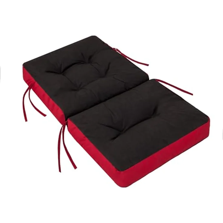 Bjird Bankauflage Venus 50 cm, 60 cm, 100 cm, 120 cm, 150 cm, 180 cm, (2 St), für Gartenbank und Hollywoodschaukel – Bild 5