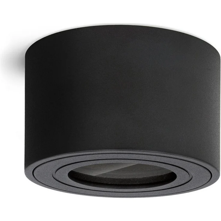 linovum LED Außen-Deckenleuchte Aufbauleuchte SMOL-W schwarz für LED Modul IP44 Deckenlampe Spot – Bild 2