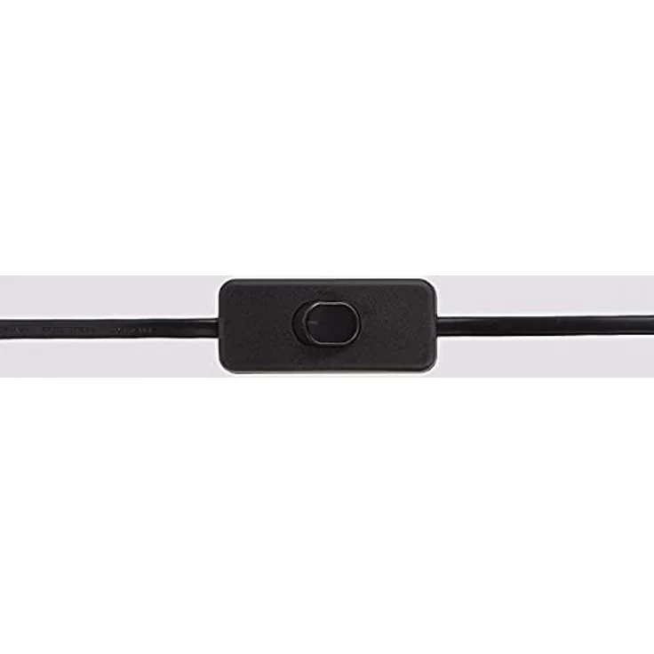 BRUBAKER Tisch- und Nachttischlampe Silber Stein Ring, moderne Tischleuchte mit Keramikfuß, 42,5 cm Höhe, Schwarz, Chrom Grau – Bild 7