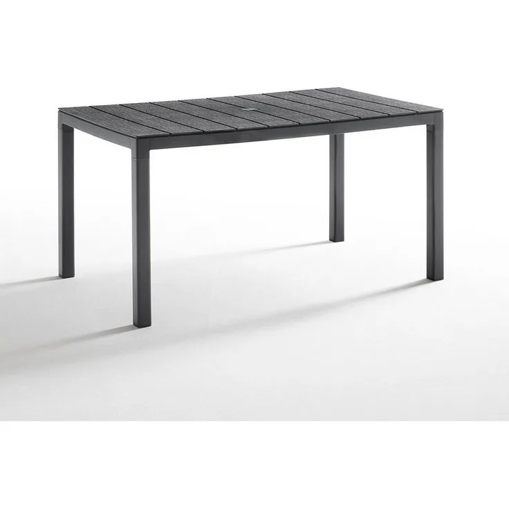 BICA Gartentisch King Anthrazit | Wetterfest | Outdoor-Tisch für Garten & Terrasse