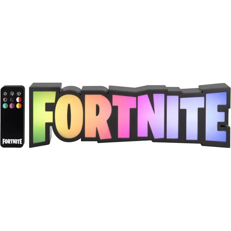 Paladone Fortnite RGB-Logo-Lampe mit Farbwechsel, offiziell lizenzierte Gaming-Lampe mit Fernbedienung, Wandmontage oder zum – Bild 4