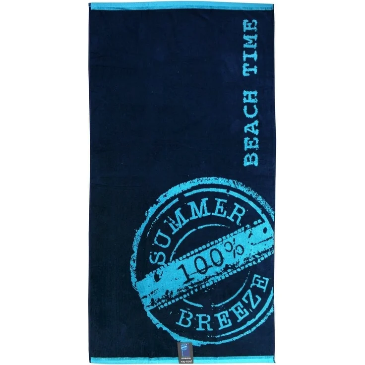 jilda-tex Strandtuch, 100% Bio-Baumwolle (1-St), weiche Frottee-Veloursqualität – Bild 1
