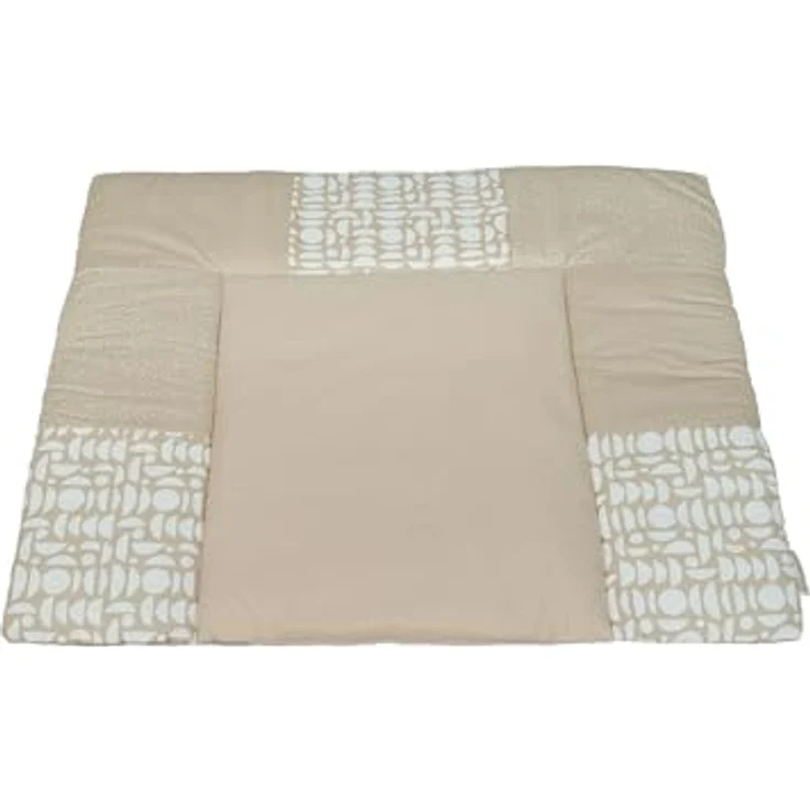 ULLENBOOM ® Wickelauflage 85x75 cm, Sand (Made in EU) - Wickelunterlage Waschbar und für Unterwegs geeignet, Bezug: 100% OEKO TEX Baumwolle, Wickeltischauflage 75x85 – Bild 2