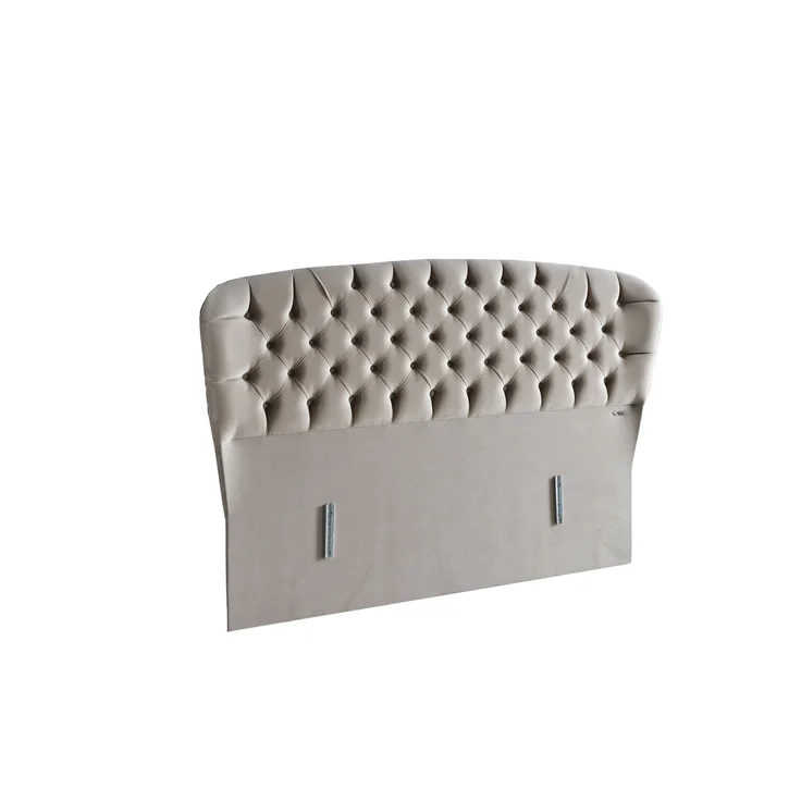 Schlafzimmer-Set "Bellana" – Bett mit Bettkasten und Matratze , Nachttisch, Kommode, Bettbank-Hellgrau – Bild 9