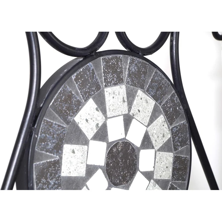 Kobolo 4-Fußstuhl Klappstuhl aus Metall in grau 88cm (Mosaik, 1 St) – Bild 7