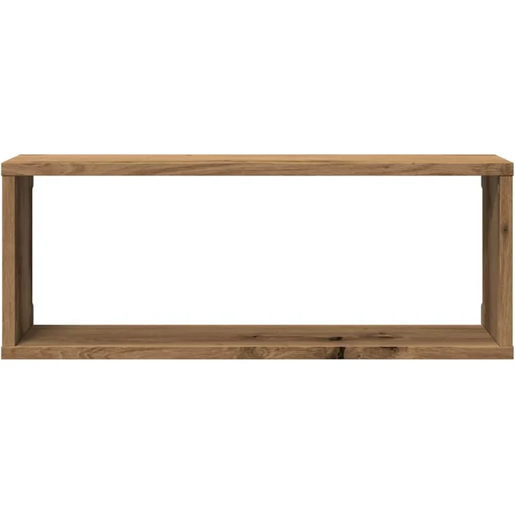 vidaXL Würfel-Wandregale, 2 Stk., Holzwerkstoff artisan-eiche, 60 x 15 x 23 cm – Bild 5