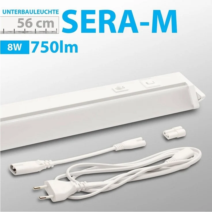Maxkomfort LED Unterbauleuchte SERA, LED fest integriert, CCT, Unterbauleuchte – Bild 5