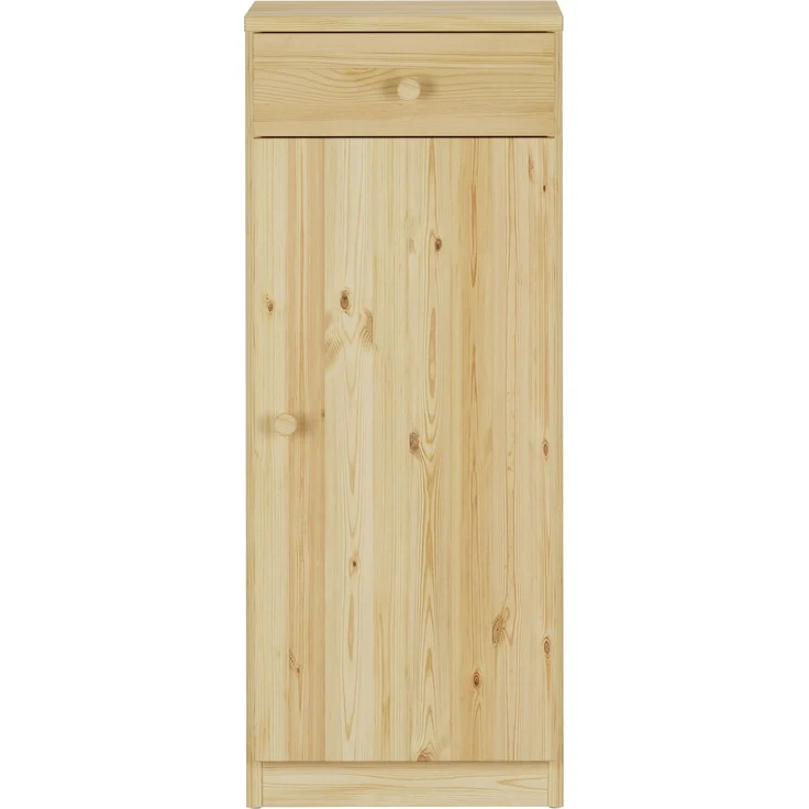 Garderobenschrank Schuhschrank Flurkommode Badmöbel 100x37x40 Kiefer oder weiß Massivholz V-90.51-04Kiefer – Bild 3