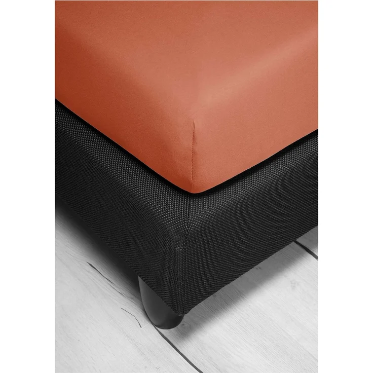 irisette Spannbettlaken NEPTUN Jersey BL 150x200 cm rot Spannbetttuch Bettlaken Spannlaken – Bild 4