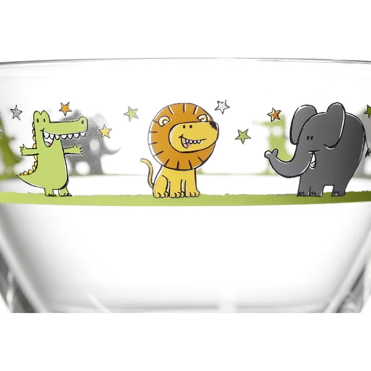 Leonardo Bambini Schale 12cm Glas Löwe/Elefant/Krokodil – Bild 5