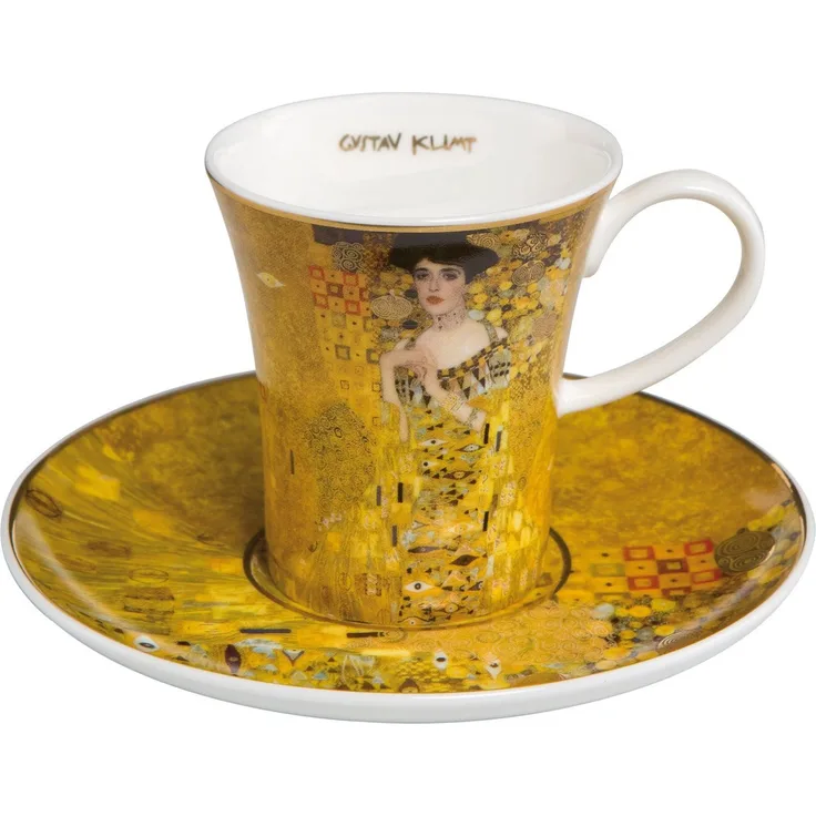 Goebel Adele Bloch-Bauer - Espressotasse Artis Orbis Gustav Klimt Bunt Fine Bone China