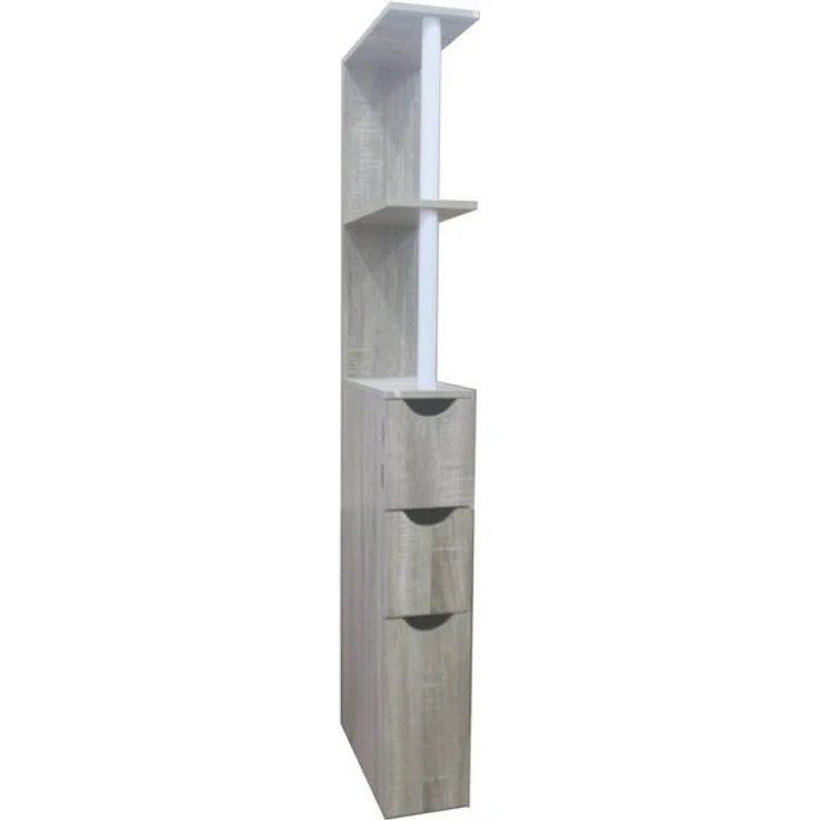 HTI-Living Raumteilerregal Raumteilerregal 136 cm Thekla Sonoma, Stück 1-tlg, Beistellschrank Nischenregal – Bild 4