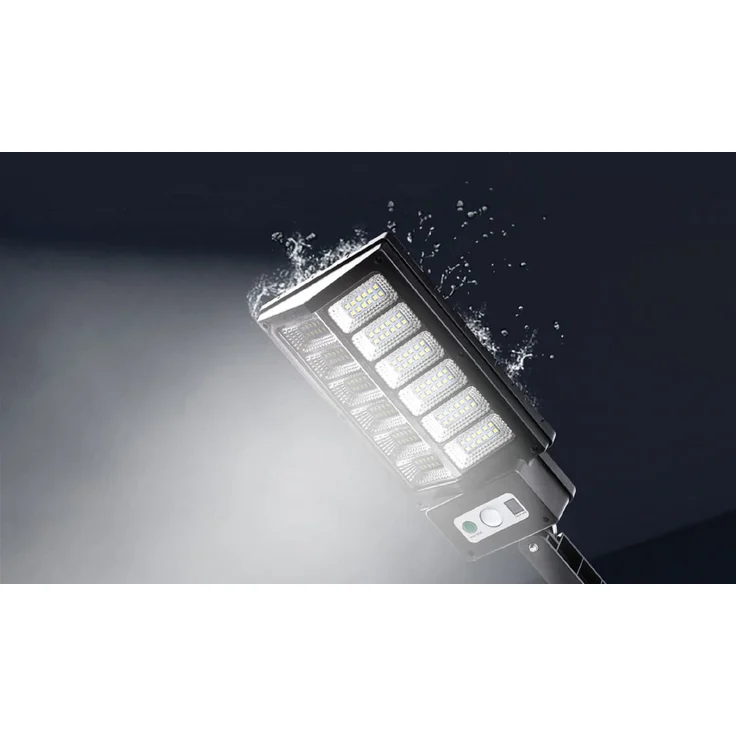 Superfire FF7-B Solarlampe , 28W, 2400mAH Außenbeleuchtung Bewegungsmelder Schwarz – Bild 5