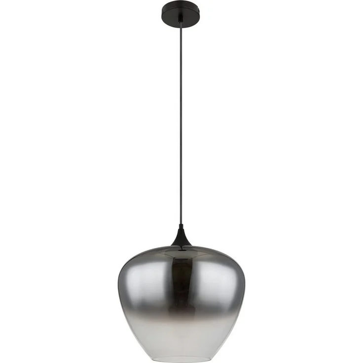 GLOBO LIGHTING Hängeleuchte MAXY, ohne Leuchtmittel, Hängelampe Glas rauchfarben klar verlaufend Esszimmer Esstisch – Bild 2