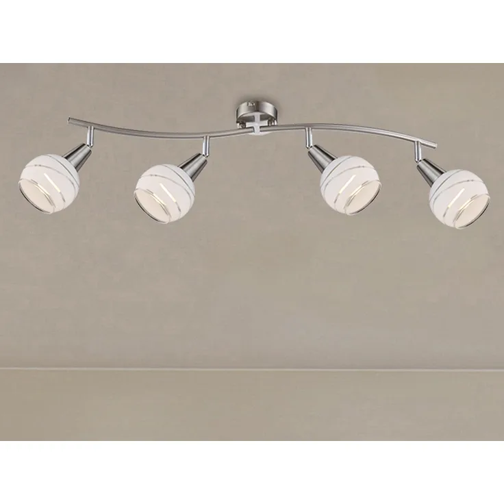 Deckenleuchte LED Wohnzimmer Deckenlampe Deckenstrahler 4 Flammig 54341-4