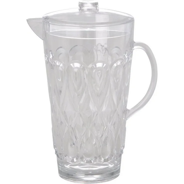 rice Wasserkrug Acryl Krug mit Deckel 3 Liter Kanne