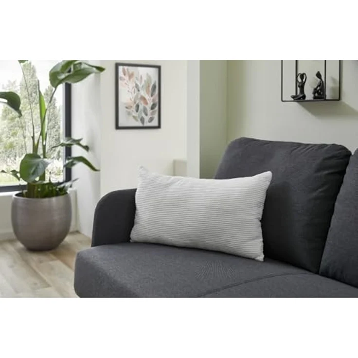 Andiamo Dekokissen Cord Kissen Emy, Kissenhülle mit Füllung, Sofakissen, eckig, 40x40 oder 30x50 cm, auch als 4er Set erhältlich – Bild 3