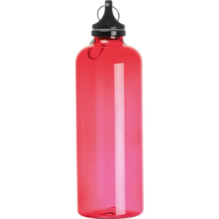 Macma Trinkflasche Sporttrinkflasche mit Karabinerhaken / 600ml / Farbe: rot – Bild 3