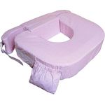 Baby Wild My Brest Friend Zwillings-Stillkissen, stabil und waschbar, rosa-weiß gestreift