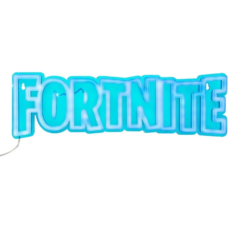 Paladone LED Dekolicht Fortnite LogoLampe – Stylisches Neonlicht für echte Fans!, LED fest integriert, blau, Wandmontage möglich – Bild 5