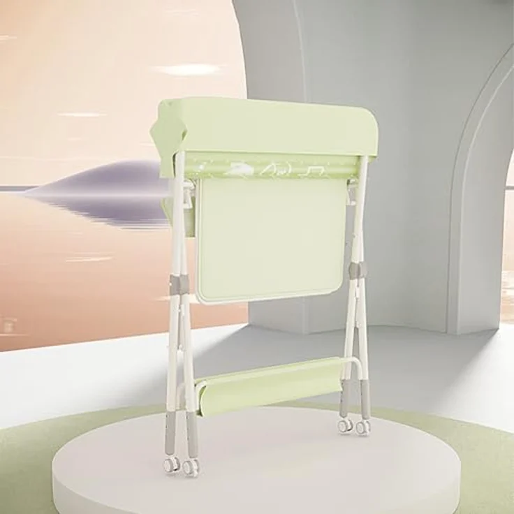 GarveeHome Wickeltisch Mobiler, Wickelstation Mit Aufbewahrungskorb, Klappbarer Wickelkommode, Wickelkommode Für Neugeborene Und Kleinkinder, Wickeltisch Für Windelwechsel, – Bild 8