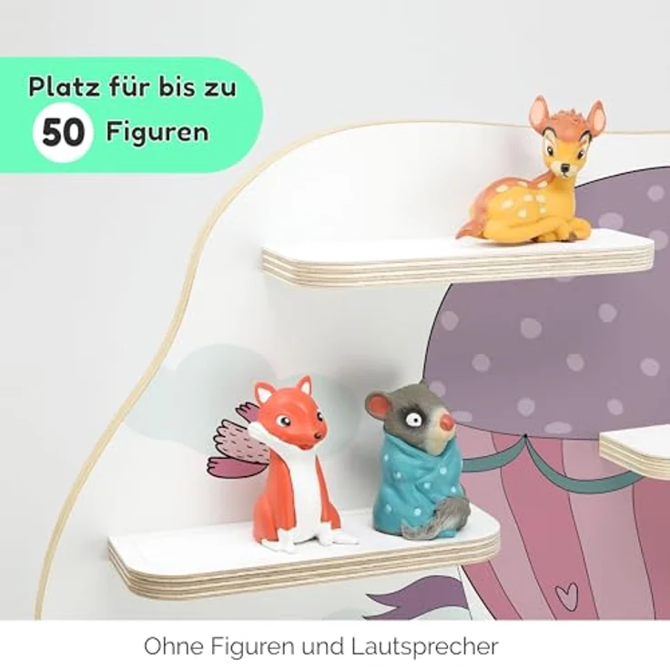 stadtecken Kinderregal Oben, Regal für die Toniebox und ca. 50 Tonies – Bild 5