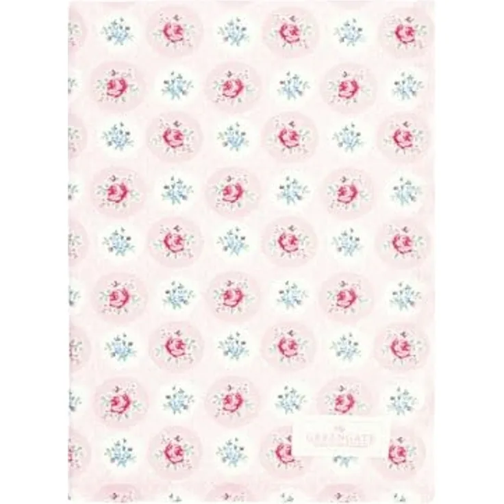 Greengate Geschirrtuch Elle Geschirrtuch pale pink 70x50 cm