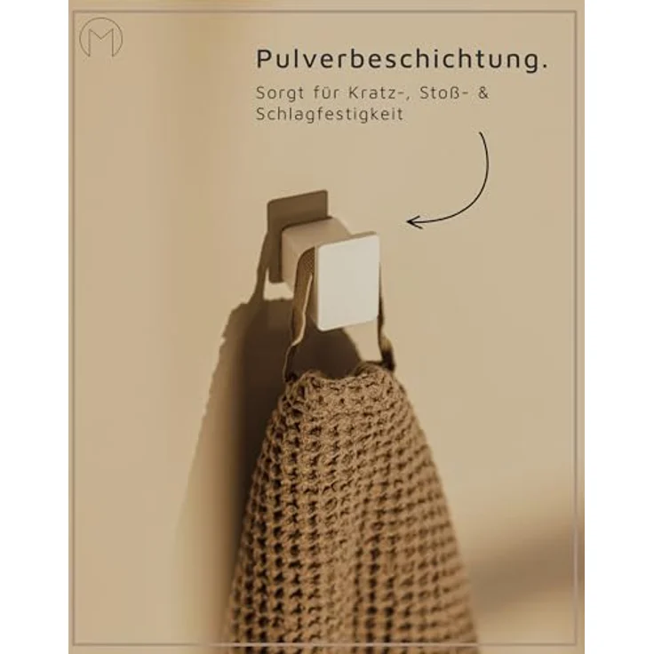 Metallbude Kleiderhaken PALO, Badezimmer, Küche, Flur, (3-St), hochwertige Handtuchhaken, modernes Design, vielseitig einsetzbar – Bild 4