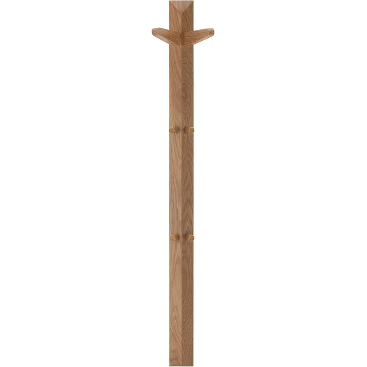 BANTRY Garderobenpaneel - 1 Leiste Höhe 120 cm / Eiche schwarz gebeizt / ohne Ablage – Bild 35
