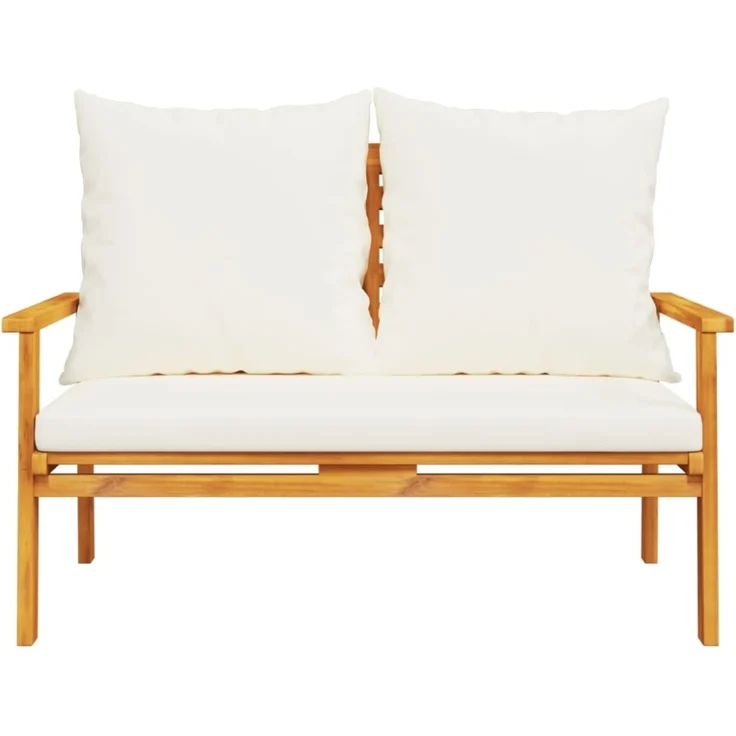vidaXL 4-tlg. Garten-Lounge-Set mit Kissen Massivholz Akazie 3211795 – Bild 11
