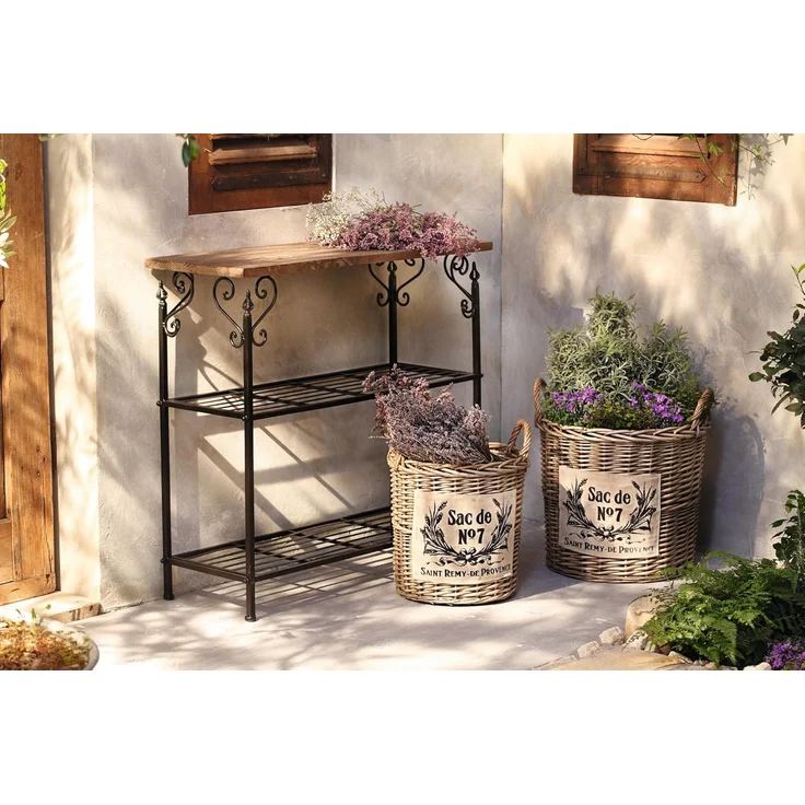 Metallregal "Bordeaux" Standregal Ablageregal Bücherregal Terrassenregal – Bild 2