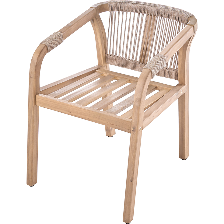Gartenstuhl SUMBA Akazienholz Hellbraun – Bild 7