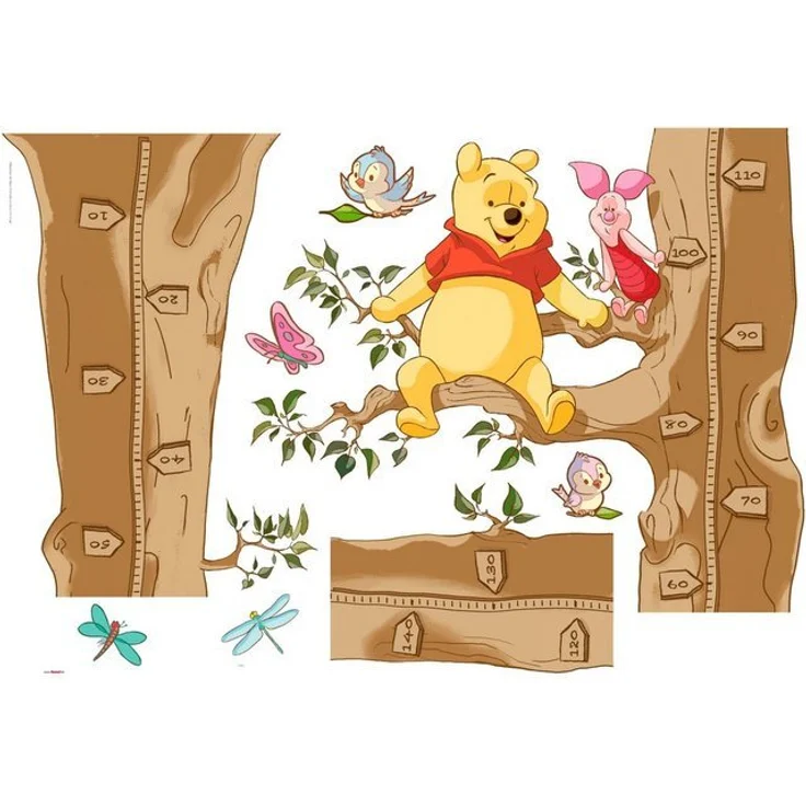 Komar Wandtattoo Winnie the Pooh Size - Größe 100 x 70 cm (8 St), Künstler: Disney, selbstklebend, Wandsticker, Kinderzimmer – Bild 2