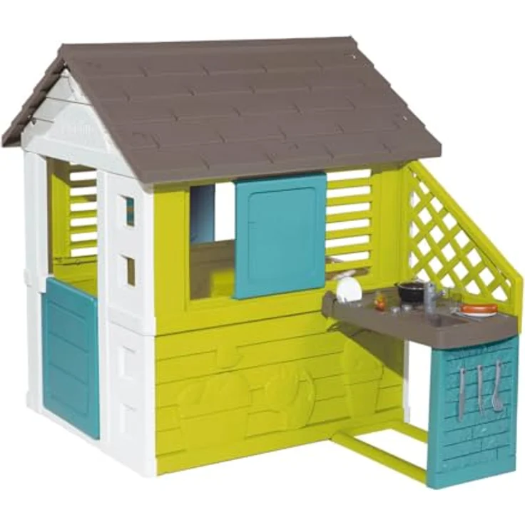 Smoby 'Pretty Spielhaus mit Sommerküche, ab 2 Jahren, 145 x 127 x 110 cm – Bild 3