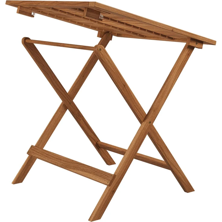 STEELSØN 'Lystra' Gartentisch, Akazienholz geölt, 70x70x73 cm (LxBxH), Holztisch klappbar, bis 80 kg belastbar – Bild 13