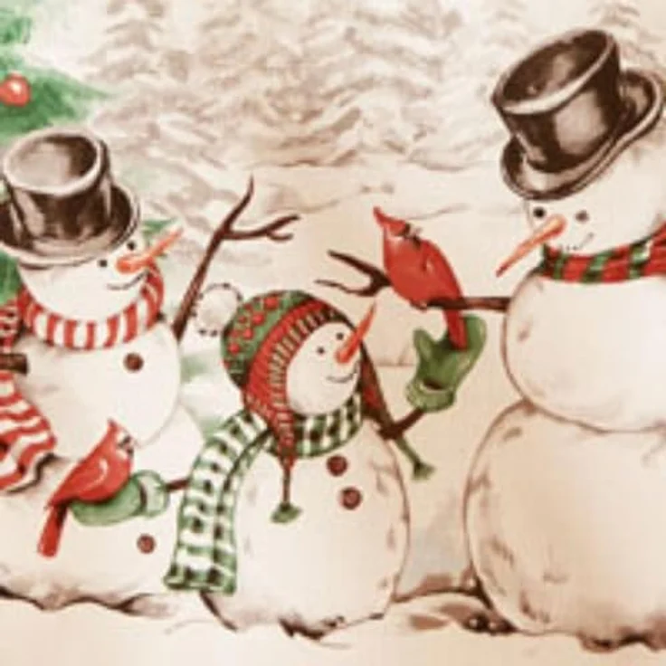Elrene Home Fashions Snowman Winterland Holiday Snowflake Tischdecke, Polyester, Bunt, 60"x102" Rectangle (Tablecloth) – Bild 9