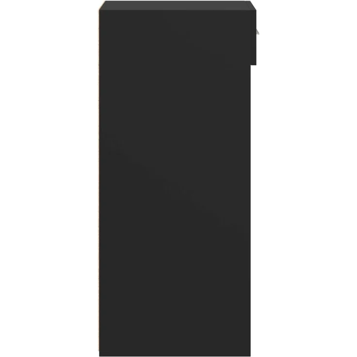 vidaXL Sideboard Schwarz 30x42,5x93 cm Holzwerkstoff 846307 – Bild 5