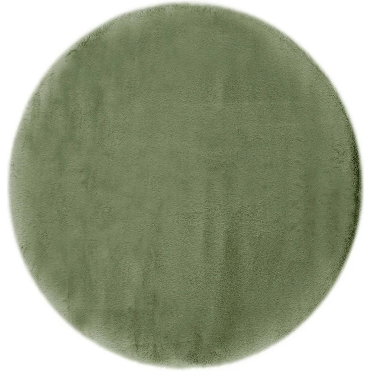 LUXOR living Fellteppich Novara, rund, Höhe: 35 mm, Kunstfell, Kaninchenfell-Haptik, besonders weicher Hochflor – Bild 1