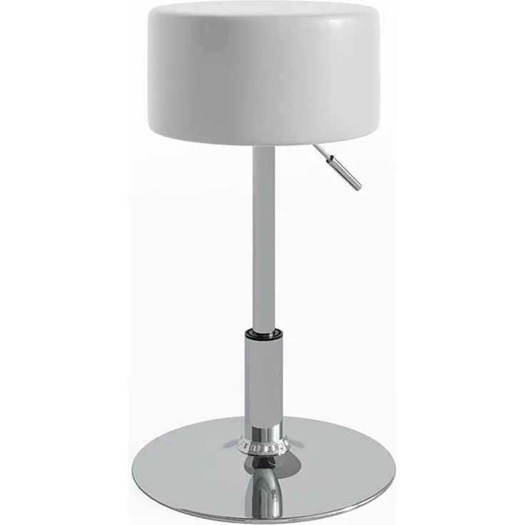 Hocker Design Weiß 33.5 x 67 cm für Schminktisch Vicco