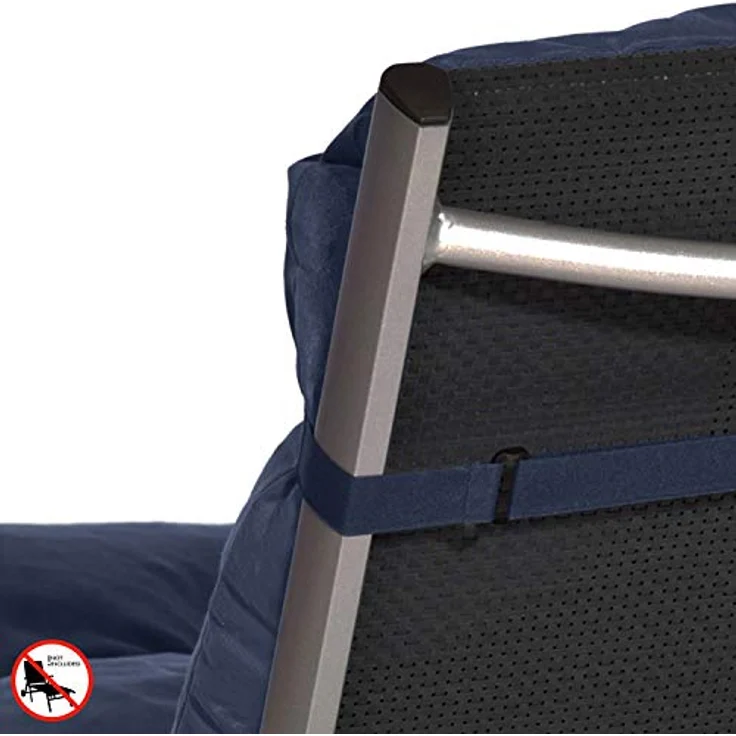 Beautissu Rollliegen Auflage Flair RL Dunkelblau, 190 x 60 x 8 cm – Bild 4